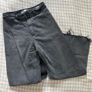 EUC Zara Marine High Rise Wide Leg Jeans